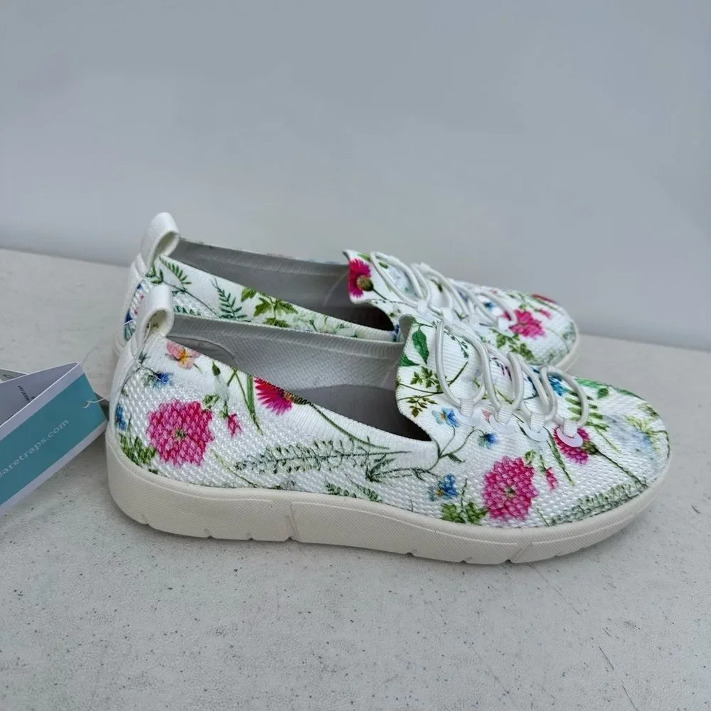 Baretraps GRACIELA Women's Casuals White/Multi Flower Print 6W